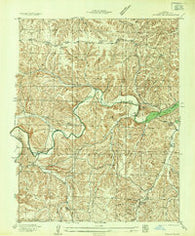 Barnumton Missouri Historical topographic map, 1:24000 scale, 7.5 X 7.5 Minute, Year 1935