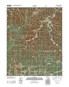 Bartlett Missouri Historical topographic map, 1:24000 scale, 7.5 X 7.5 Minute, Year 2011