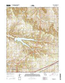 Bassville Missouri Current topographic map, 1:24000 scale, 7.5 X 7.5 Minute, Year 2015