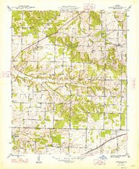 Bassville Missouri Historical topographic map, 1:24000 scale, 7.5 X 7.5 Minute, Year 1946