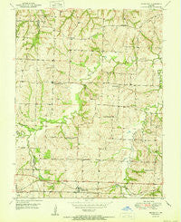 Bates City Missouri Historical topographic map, 1:24000 scale, 7.5 X 7.5 Minute, Year 1951