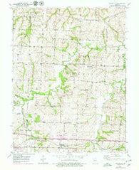 Bates City Missouri Historical topographic map, 1:24000 scale, 7.5 X 7.5 Minute, Year 1950