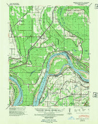 Bayouville Missouri Historical topographic map, 1:62500 scale, 15 X 15 Minute, Year 1939