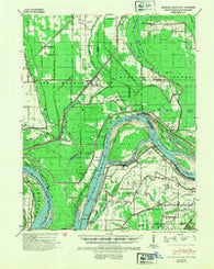 Bayouville Missouri Historical topographic map, 1:62500 scale, 15 X 15 Minute, Year 1939