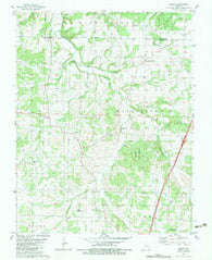 Beach Missouri Historical topographic map, 1:24000 scale, 7.5 X 7.5 Minute, Year 1982