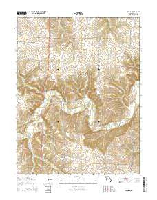 Beaman Missouri Current topographic map, 1:24000 scale, 7.5 X 7.5 Minute, Year 2014