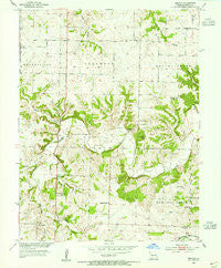 Beaman Missouri Historical topographic map, 1:24000 scale, 7.5 X 7.5 Minute, Year 1953
