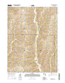 Bedford SW Missouri Current topographic map, 1:24000 scale, 7.5 X 7.5 Minute, Year 2014
