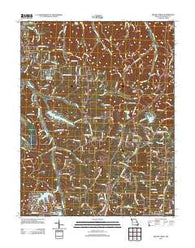 Belews Creek Missouri Historical topographic map, 1:24000 scale, 7.5 X 7.5 Minute, Year 2012