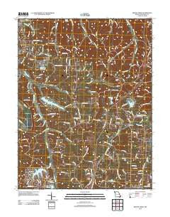 Belews Creek Missouri Historical topographic map, 1:24000 scale, 7.5 X 7.5 Minute, Year 2012