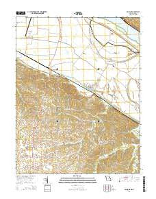 Belgique Missouri Current topographic map, 1:24000 scale, 7.5 X 7.5 Minute, Year 2015
