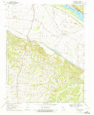 Belgique Missouri Historical topographic map, 1:24000 scale, 7.5 X 7.5 Minute, Year 1970
