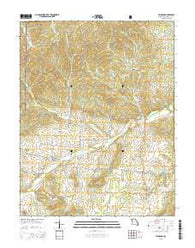Belgrade Missouri Current topographic map, 1:24000 scale, 7.5 X 7.5 Minute, Year 2015
