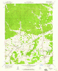Belgrade Missouri Historical topographic map, 1:24000 scale, 7.5 X 7.5 Minute, Year 1958