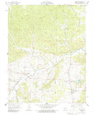 Belgrade Missouri Historical topographic map, 1:24000 scale, 7.5 X 7.5 Minute, Year 1958