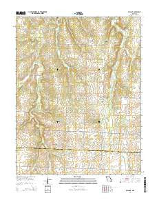 Bellamy Missouri Current topographic map, 1:24000 scale, 7.5 X 7.5 Minute, Year 2015