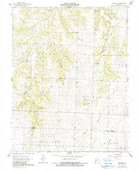 Bellamy Missouri Historical topographic map, 1:24000 scale, 7.5 X 7.5 Minute, Year 1962
