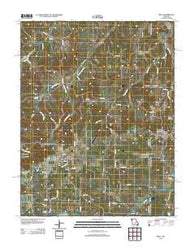 Belle Missouri Historical topographic map, 1:24000 scale, 7.5 X 7.5 Minute, Year 2012