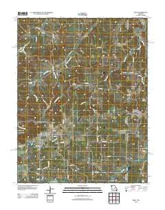 Belle Missouri Historical topographic map, 1:24000 scale, 7.5 X 7.5 Minute, Year 2012