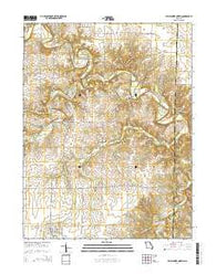 Bellflower North Missouri Current topographic map, 1:24000 scale, 7.5 X 7.5 Minute, Year 2014