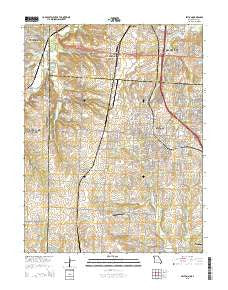 Belton Missouri Current topographic map, 1:24000 scale, 7.5 X 7.5 Minute, Year 2015