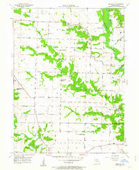 Benjamin Missouri Historical topographic map, 1:24000 scale, 7.5 X 7.5 Minute, Year 1950