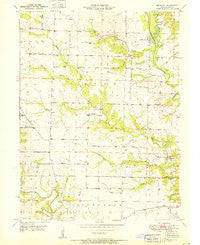 Benjamin Missouri Historical topographic map, 1:24000 scale, 7.5 X 7.5 Minute, Year 1951