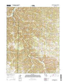 Bennett Springs Missouri Current topographic map, 1:24000 scale, 7.5 X 7.5 Minute, Year 2015