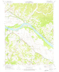 Berger Missouri Historical topographic map, 1:24000 scale, 7.5 X 7.5 Minute, Year 1974