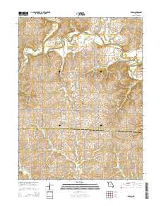 Berlin Missouri Current topographic map, 1:24000 scale, 7.5 X 7.5 Minute, Year 2014