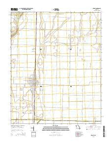 Bernie Missouri Current topographic map, 1:24000 scale, 7.5 X 7.5 Minute, Year 2015