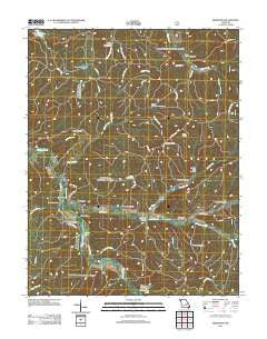 Berryman Missouri Historical topographic map, 1:24000 scale, 7.5 X 7.5 Minute, Year 2011
