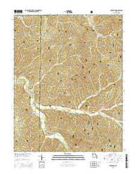 Berryman Missouri Current topographic map, 1:24000 scale, 7.5 X 7.5 Minute, Year 2015