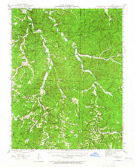Berryman Missouri Historical topographic map, 1:62500 scale, 15 X 15 Minute, Year 1943