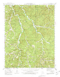 Berryman Missouri Historical topographic map, 1:62500 scale, 15 X 15 Minute, Year 1943