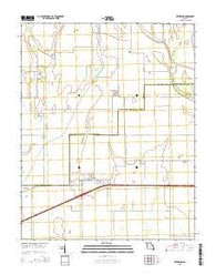 Bertrand Missouri Current topographic map, 1:24000 scale, 7.5 X 7.5 Minute, Year 2015