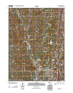 Bethany Missouri Historical topographic map, 1:24000 scale, 7.5 X 7.5 Minute, Year 2011