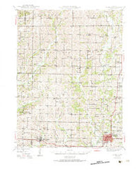 Bethany Missouri Historical topographic map, 1:62500 scale, 15 X 15 Minute, Year 1948