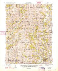 Bethany Missouri Historical topographic map, 1:62500 scale, 15 X 15 Minute, Year 1948