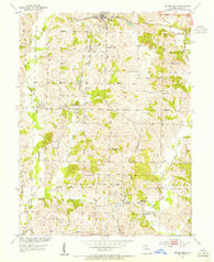 Bevier South Missouri Historical topographic map, 1:24000 scale, 7.5 X 7.5 Minute, Year 1953