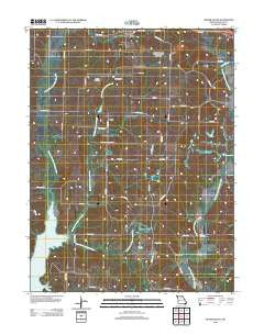 Bevier South Missouri Historical topographic map, 1:24000 scale, 7.5 X 7.5 Minute, Year 2012