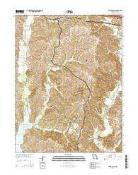 Bevier South Missouri Current topographic map, 1:24000 scale, 7.5 X 7.5 Minute, Year 2014