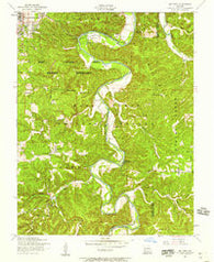 Big Piney Missouri Historical topographic map, 1:24000 scale, 7.5 X 7.5 Minute, Year 1954