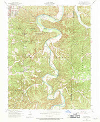 Big Piney Missouri Historical topographic map, 1:24000 scale, 7.5 X 7.5 Minute, Year 1954