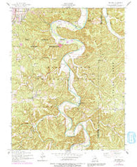 Big Piney Missouri Historical topographic map, 1:24000 scale, 7.5 X 7.5 Minute, Year 1954