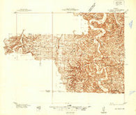 Big Piney Missouri Historical topographic map, 1:48000 scale, 15 X 15 Minute, Year 1936