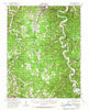 Big Piney Missouri Historical topographic map, 1:62500 scale, 15 X 15 Minute, Year 1954