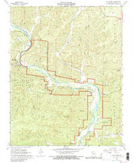 Big Spring Missouri Historical topographic map, 1:24000 scale, 7.5 X 7.5 Minute, Year 1968