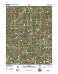 Big Bend Missouri Historical topographic map, 1:24000 scale, 7.5 X 7.5 Minute, Year 2012