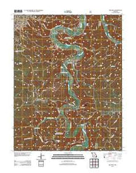 Big Piney Missouri Historical topographic map, 1:24000 scale, 7.5 X 7.5 Minute, Year 2012
